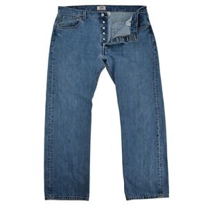 Vintage Levis 501XX Straight Leg Button Fly Mens 40X32 Denim Blue Jeans Y2K 2006